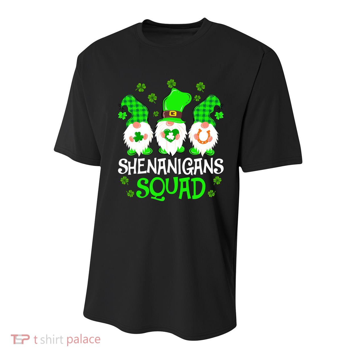 Shenanigans Squad Gnomies St Patrick's Day Youth Performance Sprint T-Shirt