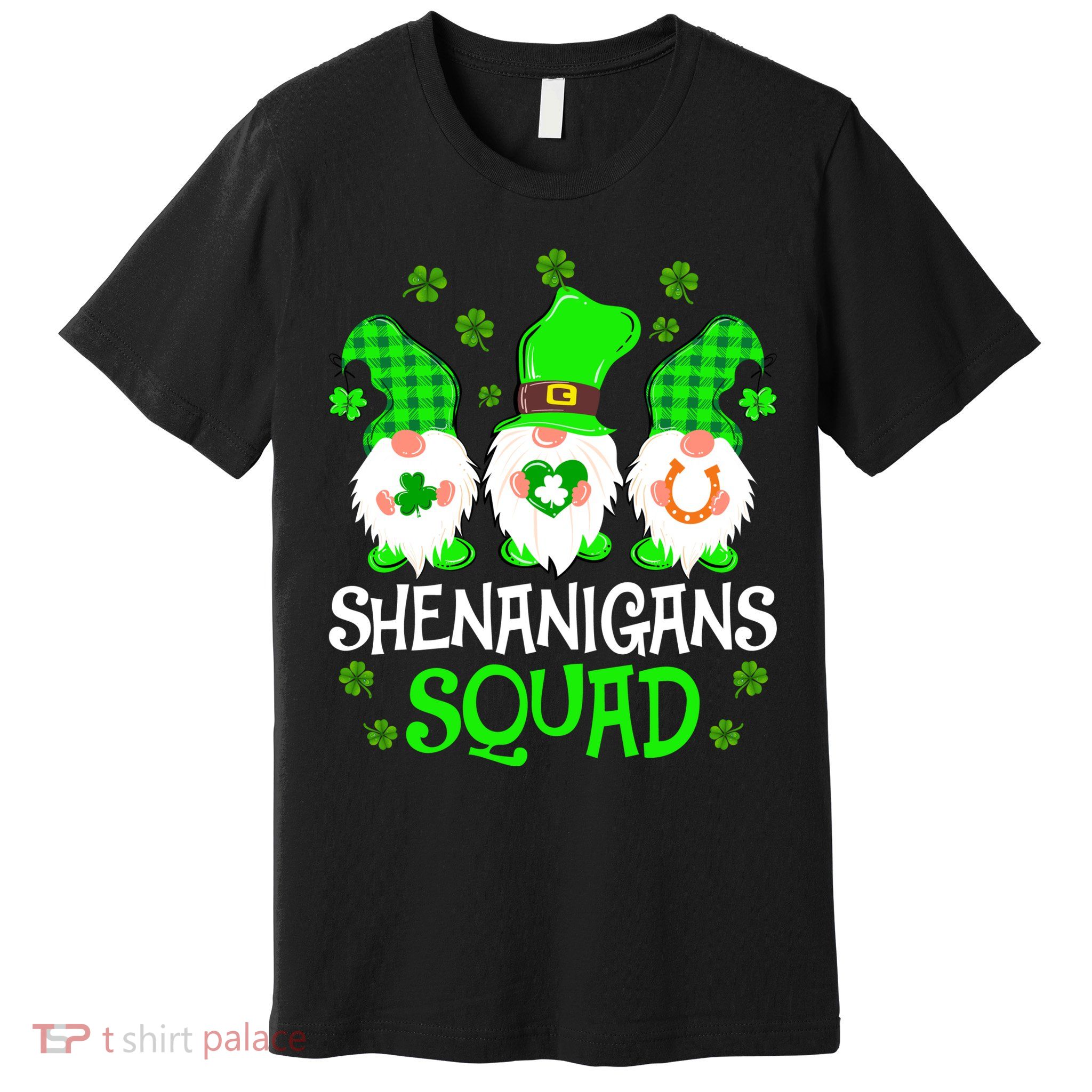 Shenanigans Squad Gnomies St Patrick's Day Premium T-Shirt