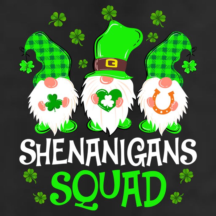 Shenanigans Squad Gnomies St Patrick's Day 25L Jumbo Tote