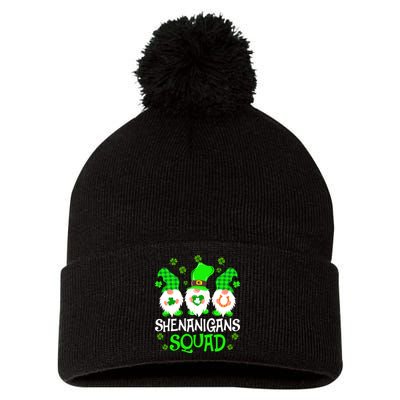 Shenanigans Squad Gnomies St Patrick's Day Pom Pom 12in Knit Beanie