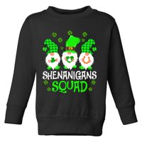 Shenanigans Squad Gnomies St Patrick's Day Toddler Sweatshirt
