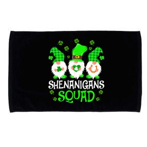 Shenanigans Squad Gnomies St Patrick's Day Microfiber Hand Towel