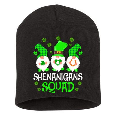 Shenanigans Squad Gnomies St Patrick's Day Short Acrylic Beanie