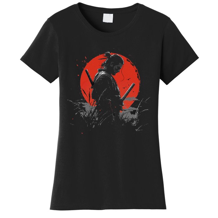 Samurai Spirit Graphic Modern WarriorS Women's T-Shirt