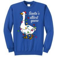 Santa’s silliest goose Funny Christmas Family Sweatshirt Sweatshirt