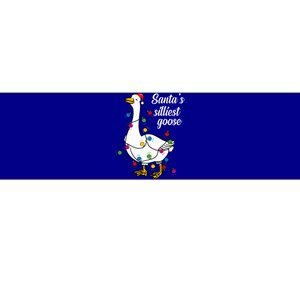 Santa’s silliest goose Funny Christmas Family Sweatshirt Bumper Sticker