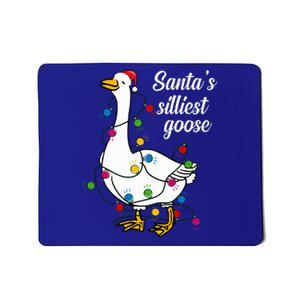 Santa’s silliest goose Funny Christmas Family Sweatshirt Mousepad