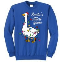 Santa’s silliest goose Funny Christmas Family Sweatshirt Tall Sweatshirt