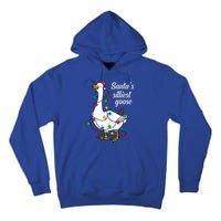 Santa’s silliest goose Funny Christmas Family Sweatshirt Tall Hoodie