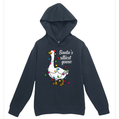 Santa’s silliest goose Funny Christmas Family Sweatshirt Urban Pullover Hoodie