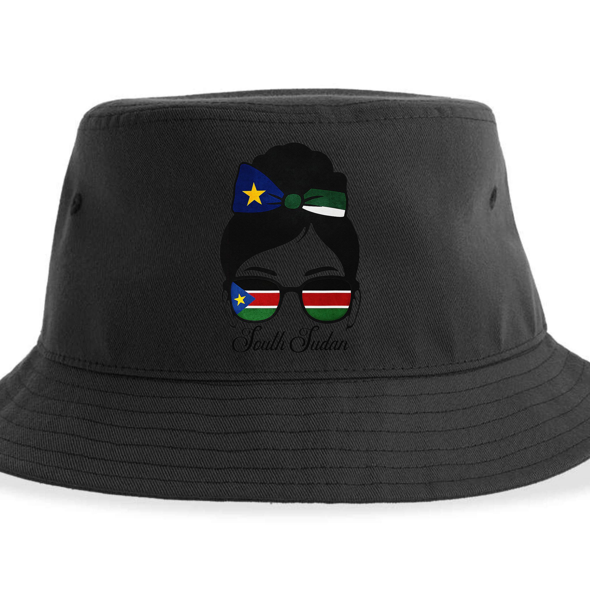 South Sudan Girl Sustainable Bucket Hat
