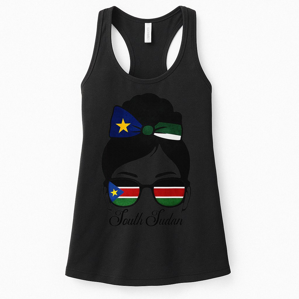 South Sudan Girl Womens Tank Top