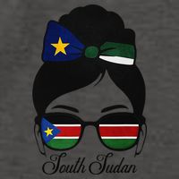 South Sudan Girl Vector Backpack