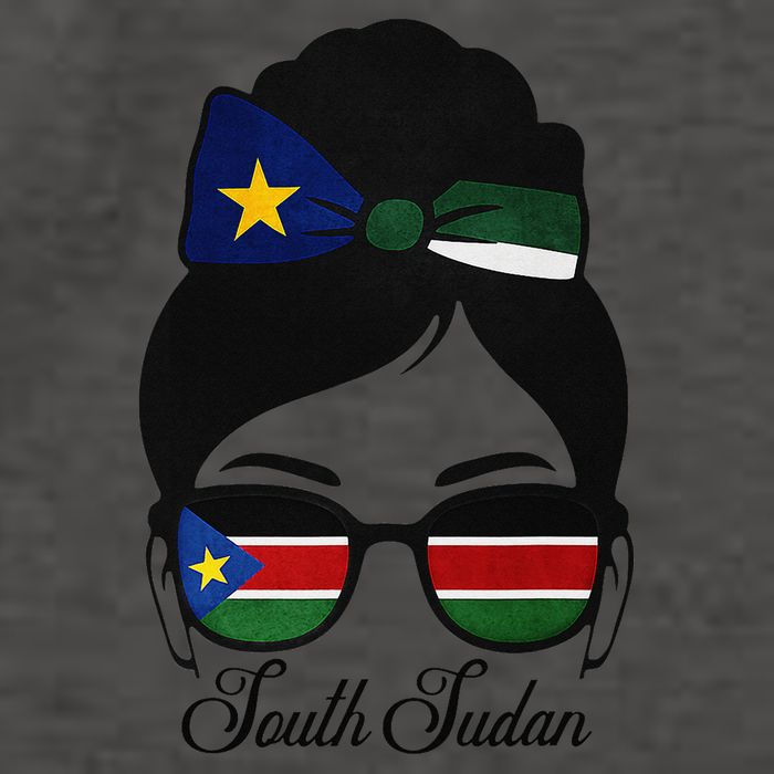 South Sudan Girl Vector Backpack