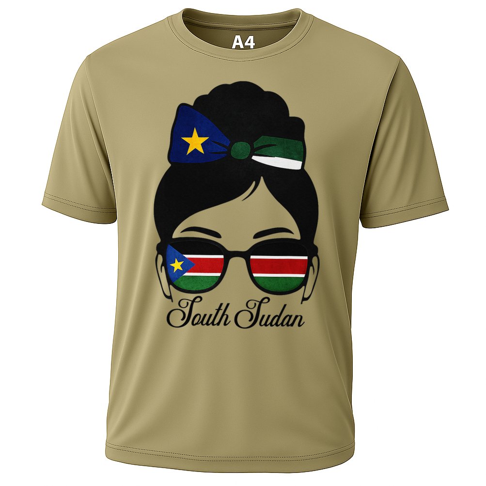 South Sudan Girl Cooling Performance Crew T-Shirt