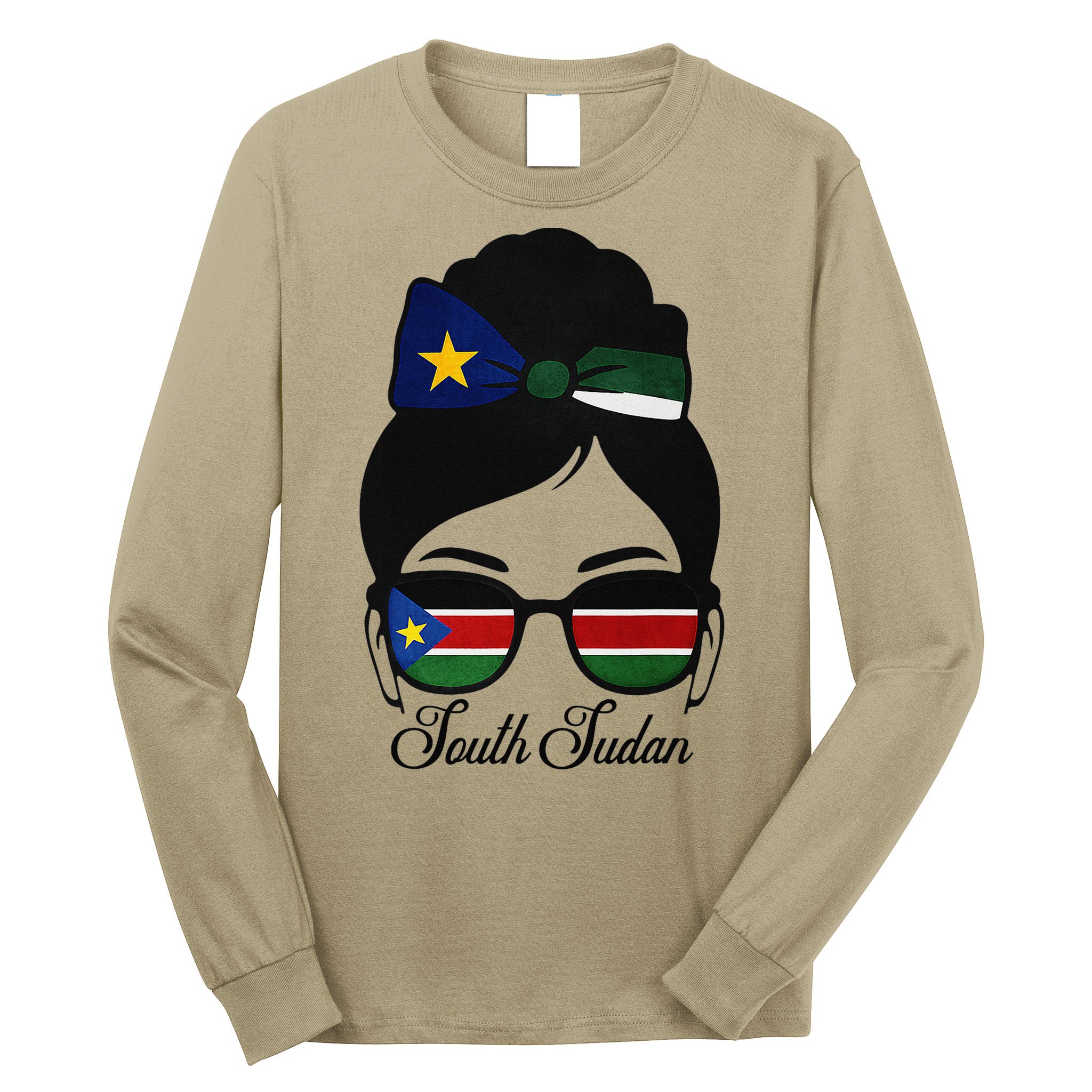 South Sudan Girl Long Sleeve Shirt