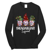 Shenanigans Squad Gnomes Pajamas Family Matching Christmas Long Sleeve Shirt