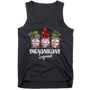 Shenanigans Squad Gnomes Pajamas Family Matching Christmas Tank Top