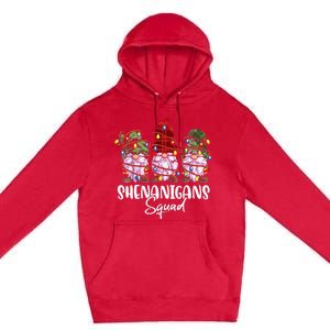 Shenanigans Squad Gnomes Pajamas Family Matching Christmas Premium Pullover Hoodie