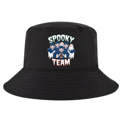 Scary Spooky Ghost Team Halloween American Football Gift Cool Comfort Performance Bucket Hat