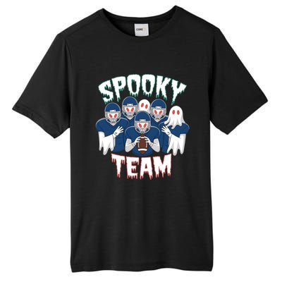 Scary Spooky Ghost Team Halloween American Football Gift Tall Fusion ChromaSoft Performance T-Shirt