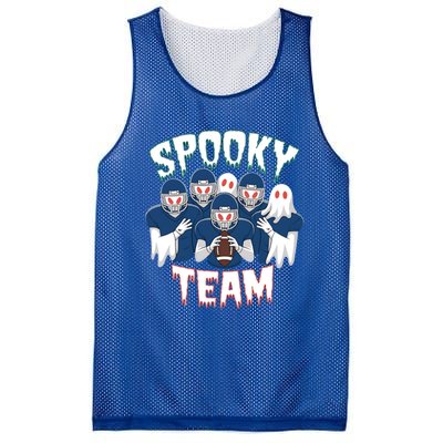 Scary Spooky Ghost Team Halloween American Football Gift Mesh Reversible Basketball Jersey Tank