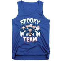 Scary Spooky Ghost Team Halloween American Football Gift Tank Top