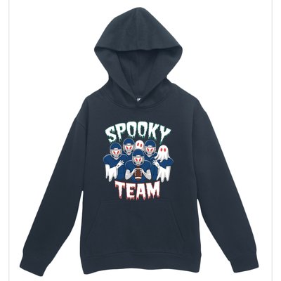 Scary Spooky Ghost Team Halloween American Football Gift Urban Pullover Hoodie