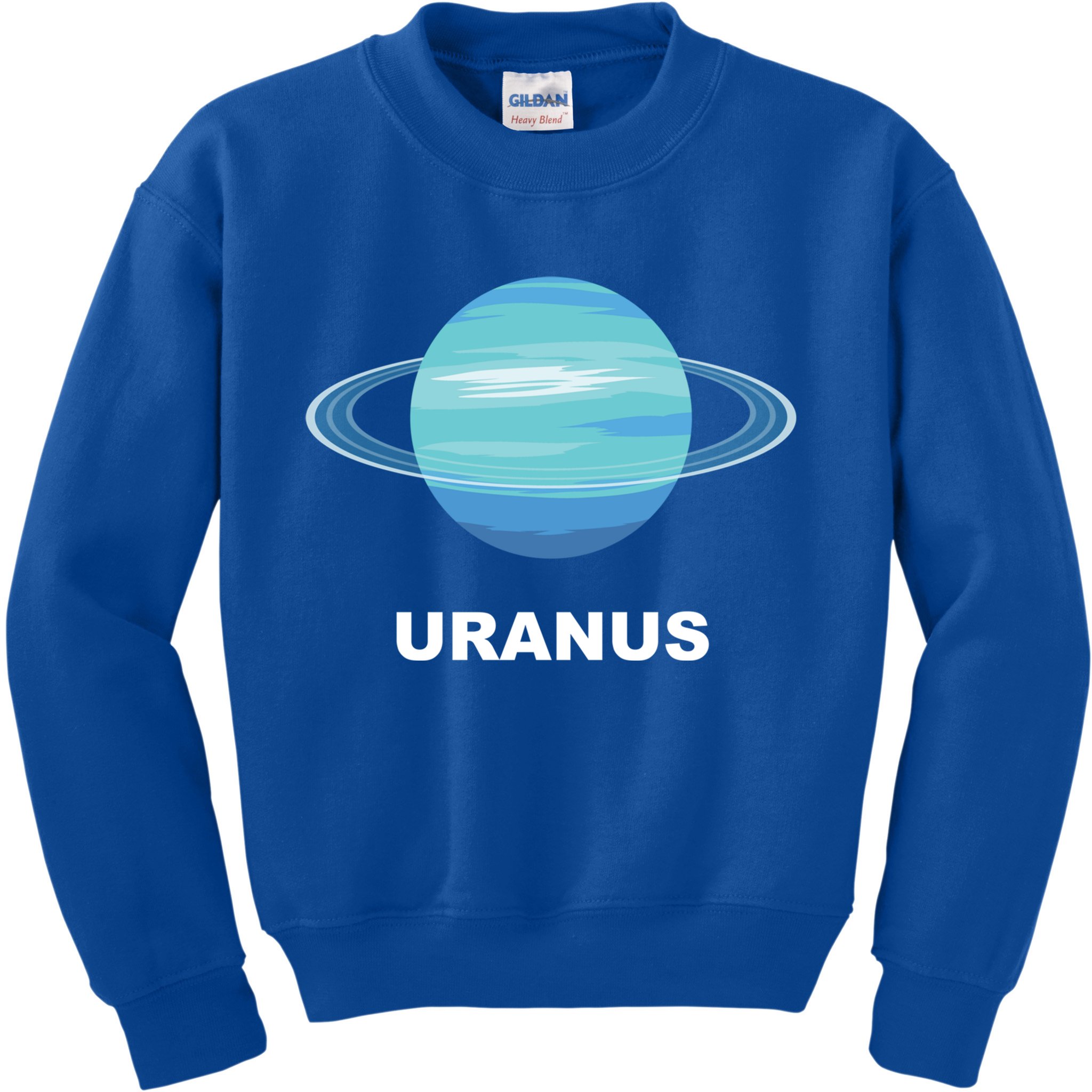 Solar System Group Costumes Gift Giant Planet Uranus Costume Great Gift Kids Sweatshirt