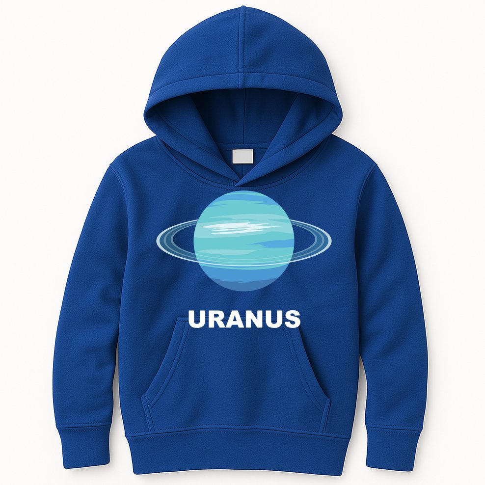 Solar System Group Costumes Gift Giant Planet Uranus Costume Great Gift Kids Hoodie