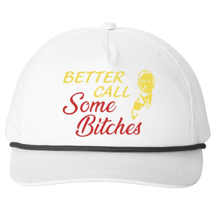 Shitpostgateway Saul Goodman Better Call Some Bitches Snapback Five-Panel Rope Hat