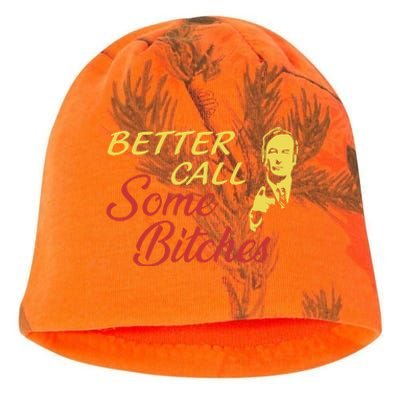 Shitpostgateway Saul Goodman Better Call Some Bitches Kati - Camo Knit Beanie