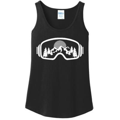 Ski Snowboard Goggles Skiing Snow Mountain Winter Gift Ladies Essential Tank