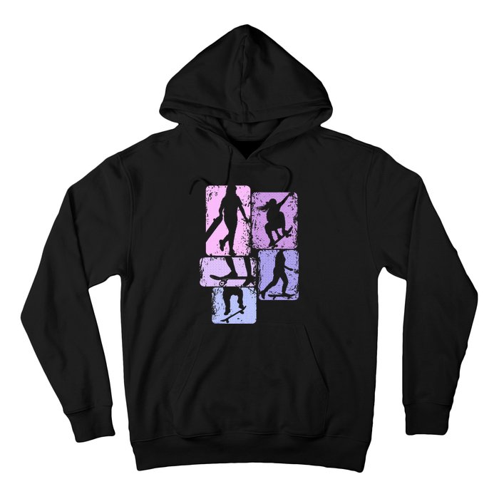 Skateboarder Skater Girl Skateboarding Hoodie