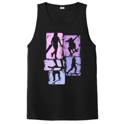 Skateboarder Skater Girl Skateboarding PosiCharge Competitor Tank