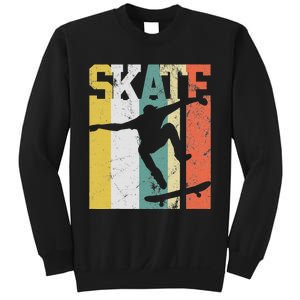 Skate Skateboarder Gift Skateboard Retro Sweatshirt