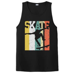 Skate Skateboarder Gift Skateboard Retro PosiCharge Competitor Tank