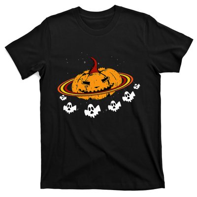 Spooky Space Ghost Costume for Halloween Fun T-Shirt