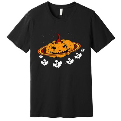 Spooky Space Ghost Costume for Halloween Fun Premium T-Shirt