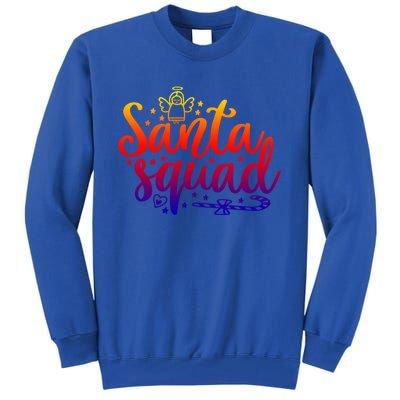 Santa Squad Gift Funny Gift Tall Sweatshirt