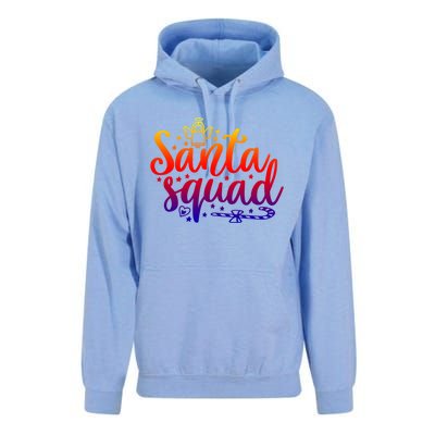 Santa Squad Gift Funny Gift Unisex Surf Hoodie