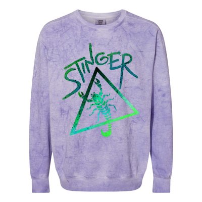 Stinger Scorpion Gift Scorpions Gift Colorblast Crewneck Sweatshirt