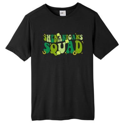 Shenanigans Squad Groovy St Patricks Day Irish Lucky Tall Fusion ChromaSoft Performance T-Shirt