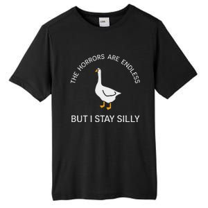 Stay Silly Goose Horrors Are Endless Tall Fusion ChromaSoft Performance T-Shirt