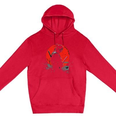 Samurai Spirit Graphic Modern WarriorS Premium Pullover Hoodie