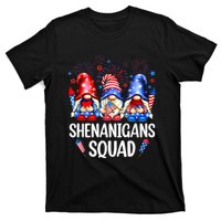 Shenanigans Squad Gnomes USA Independence Day 4th Of July T-Shirt