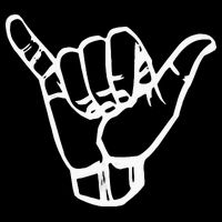 Shaka Sign Good Vibes Retro Hang Loose Hawaii Surfing Cooling Performance Crew T-Shirt
