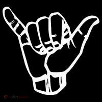Shaka Sign Good Vibes Retro Hang Loose Hawaii Surfing Flatbill Hat