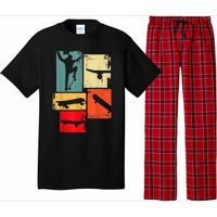 Skater Skateboarder Gift Retro Skateboard Gift For Boys Youth Gift Pajama Set