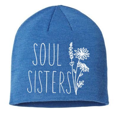 Soul Sisters Gift Best Friend Wildflower Friendship Gift Sustainable Beanie